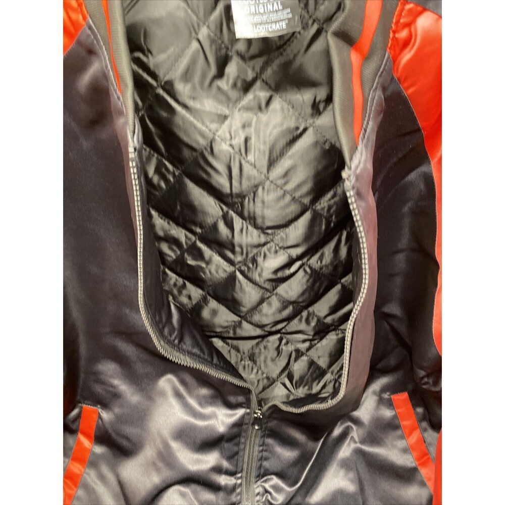 2020 Disney LootCrate PIXAR - Full Zip Satin Jacket 2XL Red/Black RARE NWT - Picture 5 of 6
